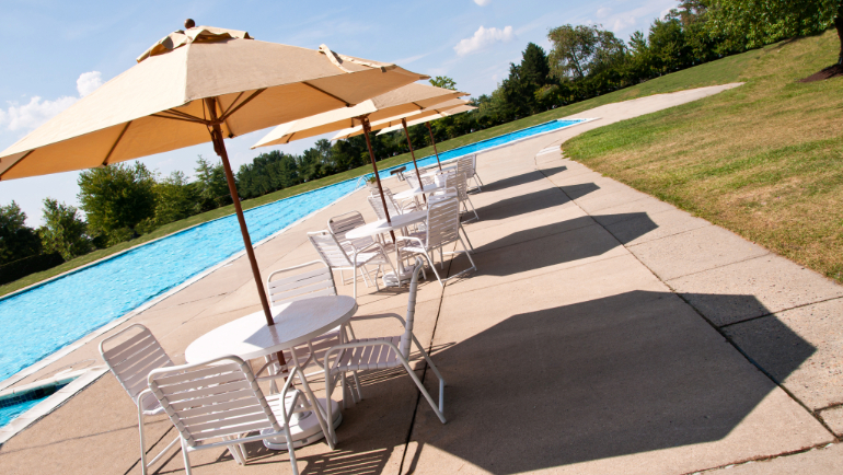 Commercial Grade Public Pool Furniture